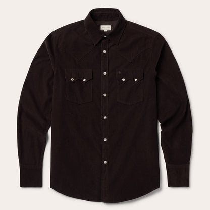Corduroy Western Shirt Brown - Stetson