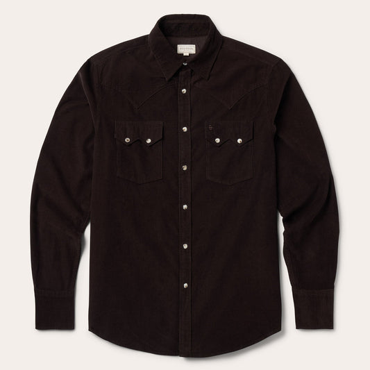 Corduroy Western Shirt Brown - Stetson