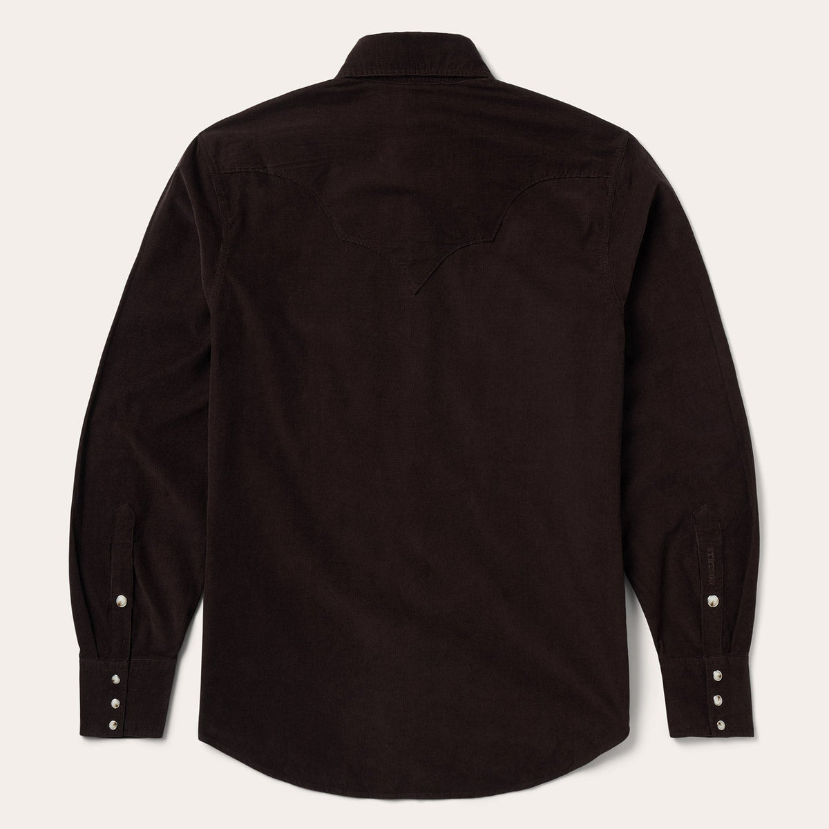 Corduroy Western Shirt Brown - Stetson