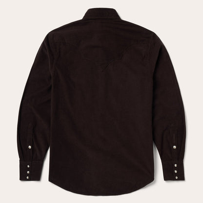 Corduroy Western Shirt Brown - Stetson