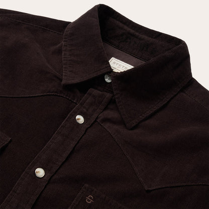 Corduroy Western Shirt Brown - Stetson