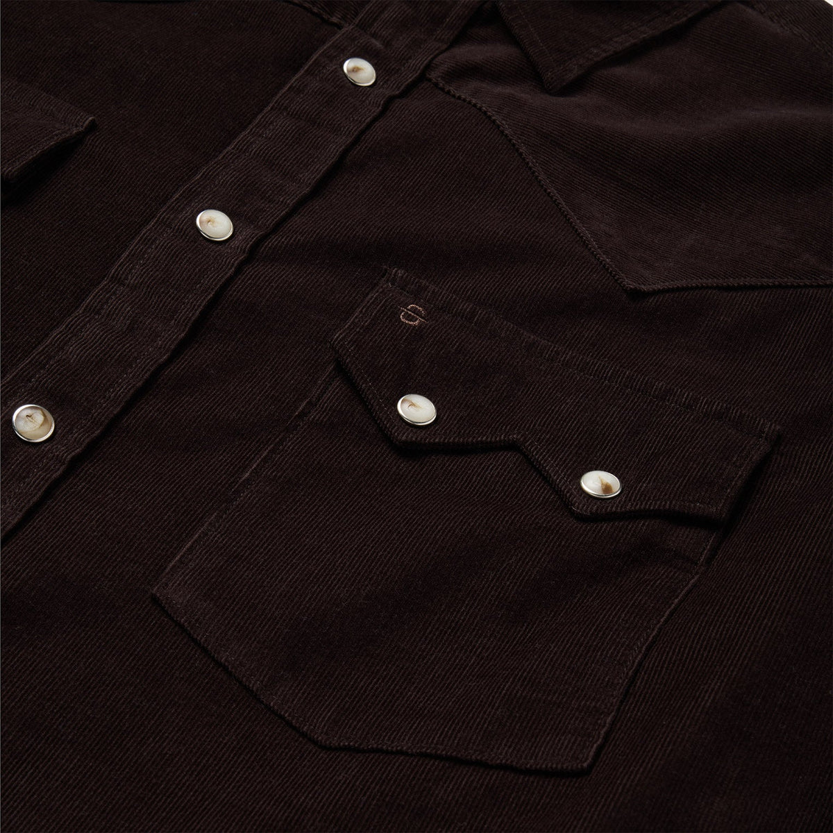 Corduroy Western Shirt Brown - Stetson