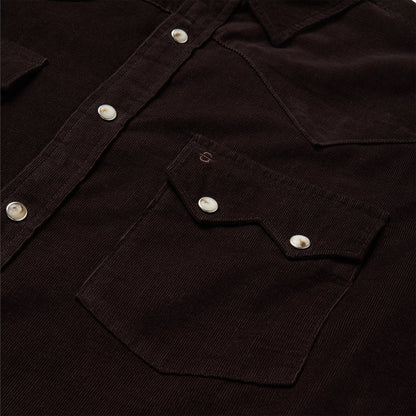 Corduroy Western Shirt Brown - Stetson