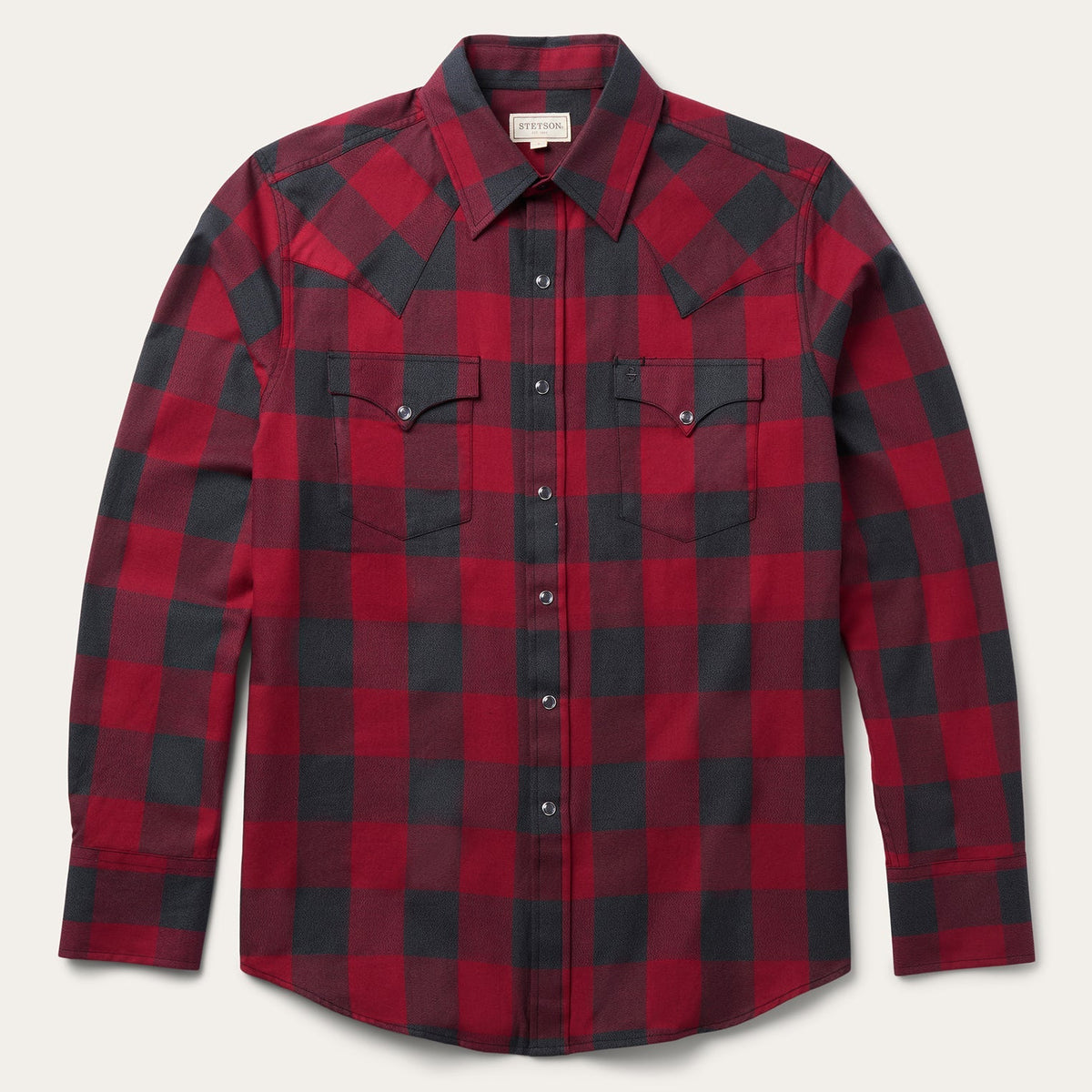 Buffalo Plaid Western Shirt Red - Stetson