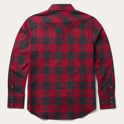 Buffalo Plaid Western Shirt Red - Stetson