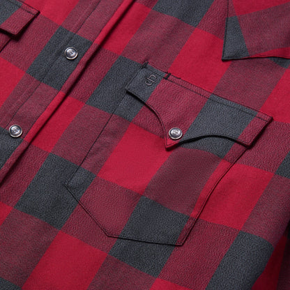 Buffalo Plaid Western Shirt Red - Stetson