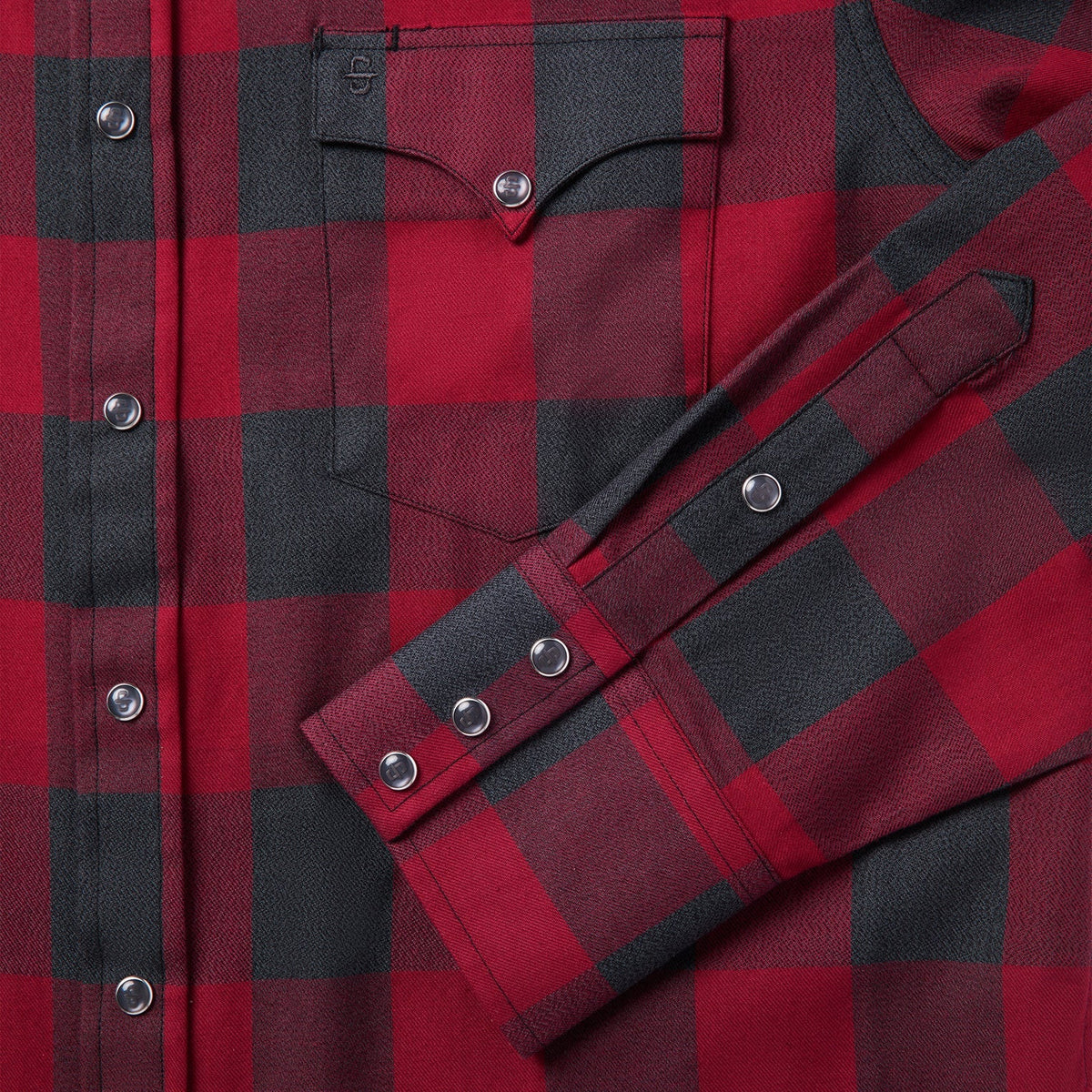 Buffalo Plaid Western Shirt Red - Stetson