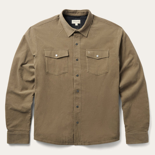 Corduroy Shirt Jacket Brown - Stetson