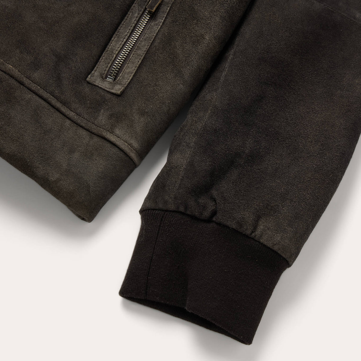 Suede Hooded Jacket Brown - Stetson