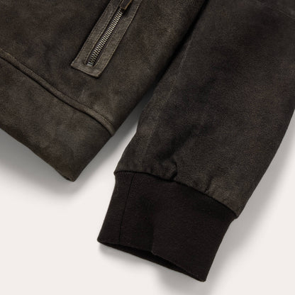 Suede Hooded Jacket Brown - Stetson