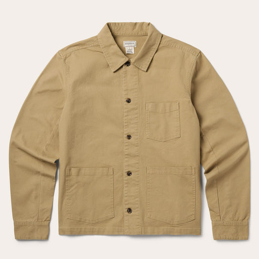 Three Pocket Shirt Jacket Tan - Stetson