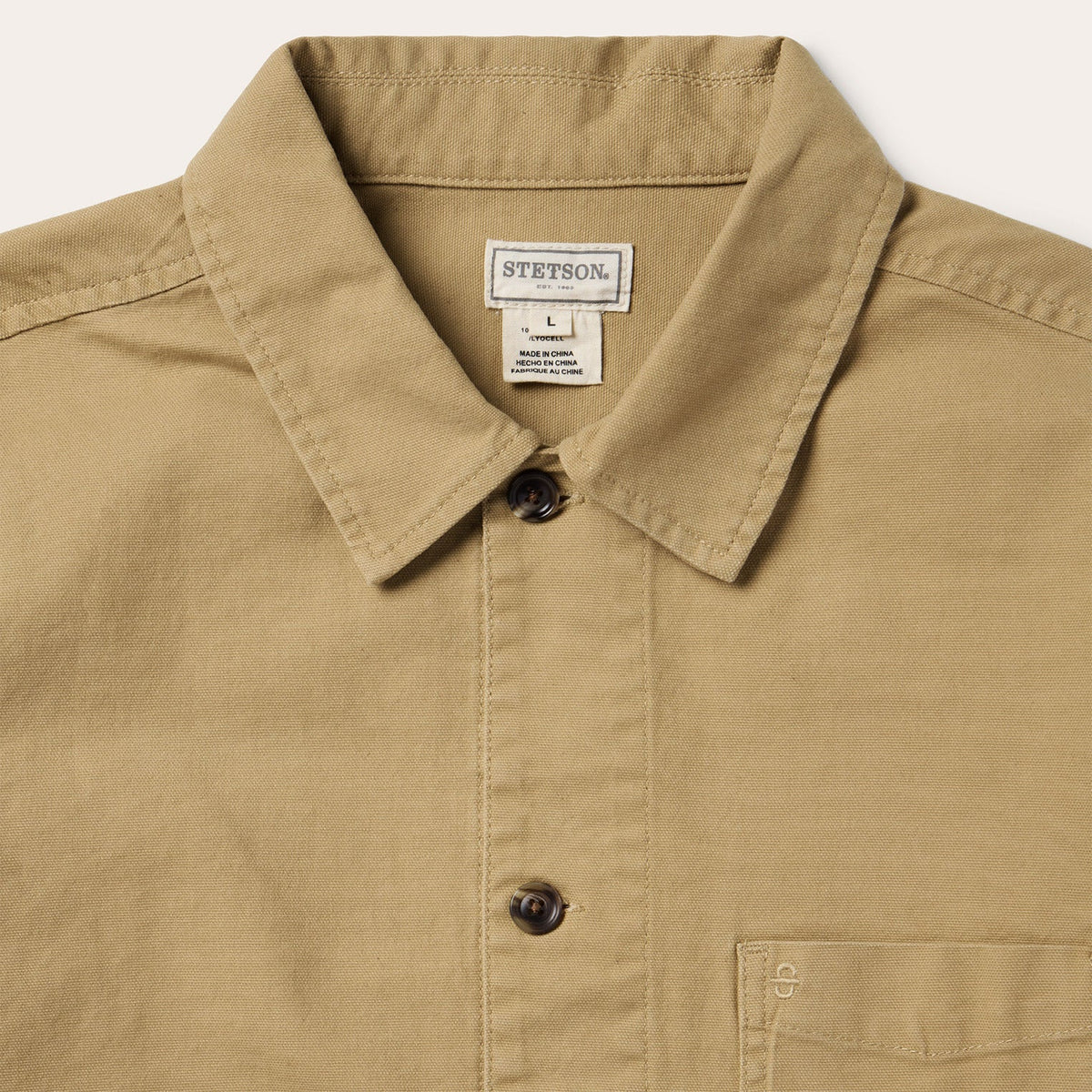 Three Pocket Shirt Jacket Tan - Stetson