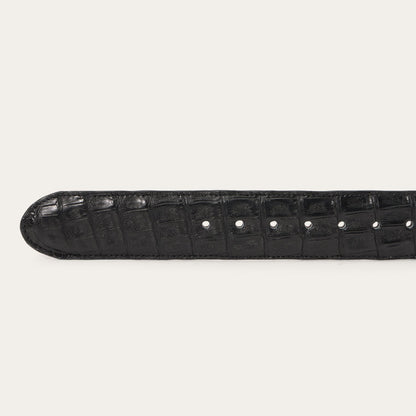Caiman Western Tab Belt Black Classic - Stetson