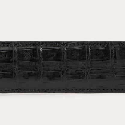 Caiman Western Tab Belt Black Classic - Stetson