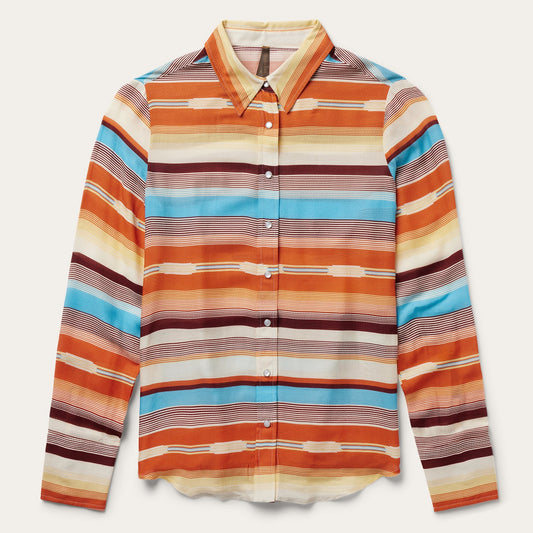 Sunset Serape Print Western Shirt Multi - Stetson
