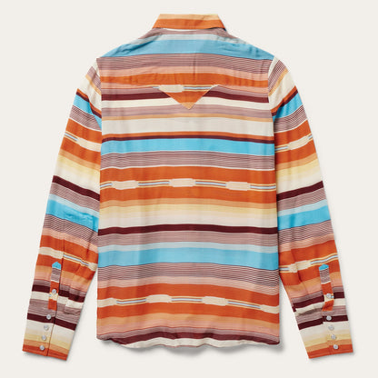 Sunset Serape Print Western Shirt Multi - Stetson
