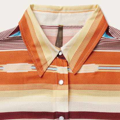 Sunset Serape Print Western Shirt Multi - Stetson