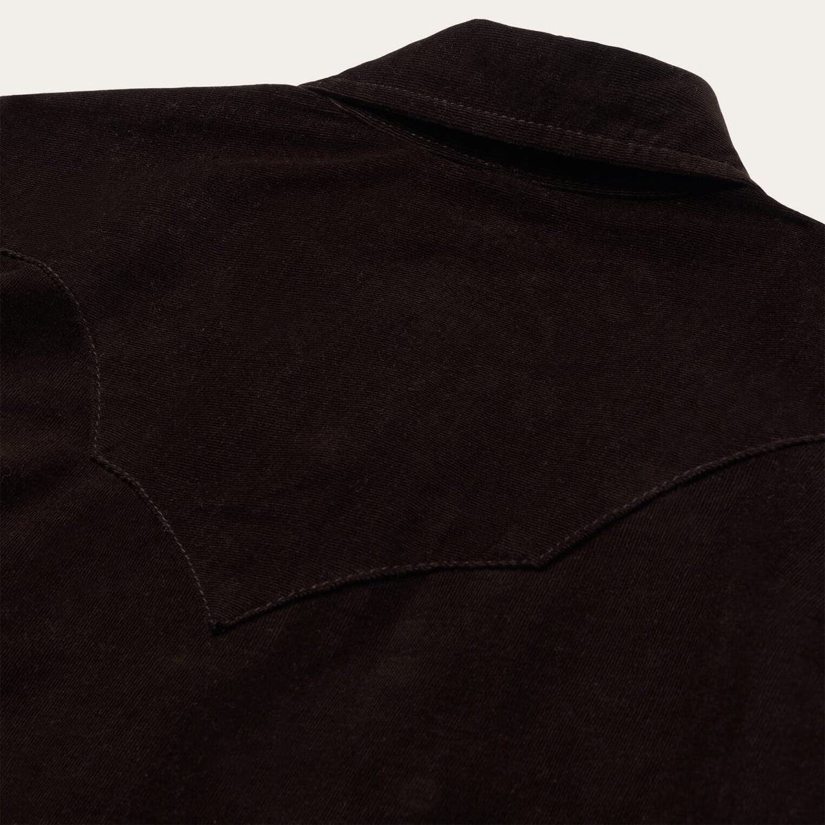 Corduroy Denim Western Shirt Brown - Stetson