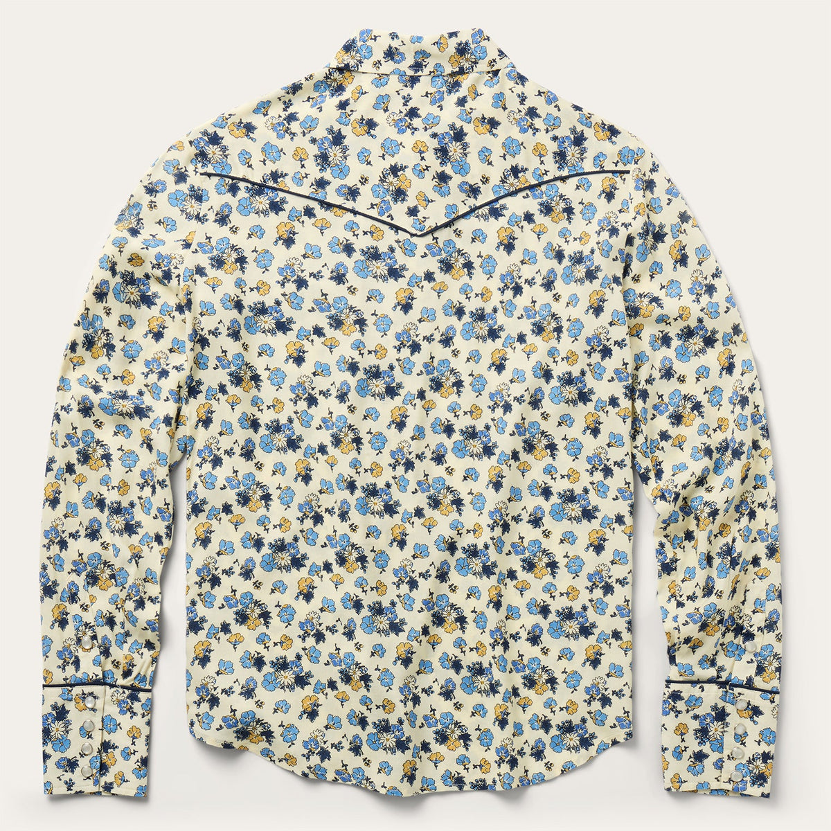 Field Flowers Print Shirt Yellow - Stetson