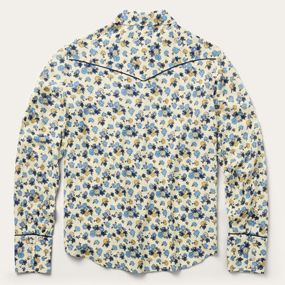 Field Flowers Print Shirt Yellow - Stetson