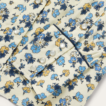 Field Flowers Print Shirt Yellow - Stetson