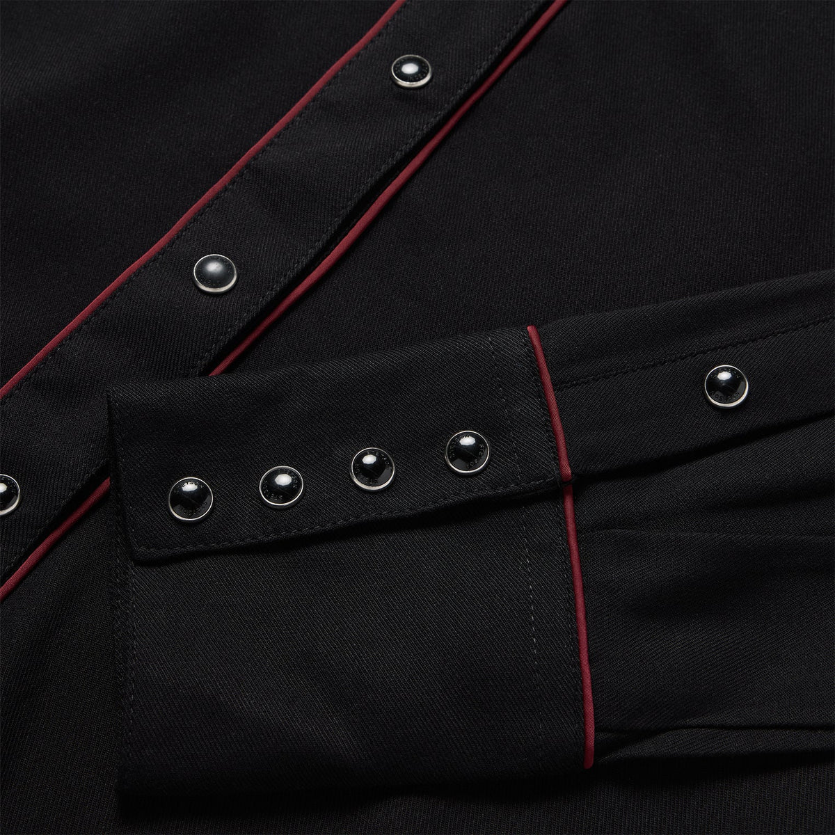 Piped Western Blouse Black - Stetson