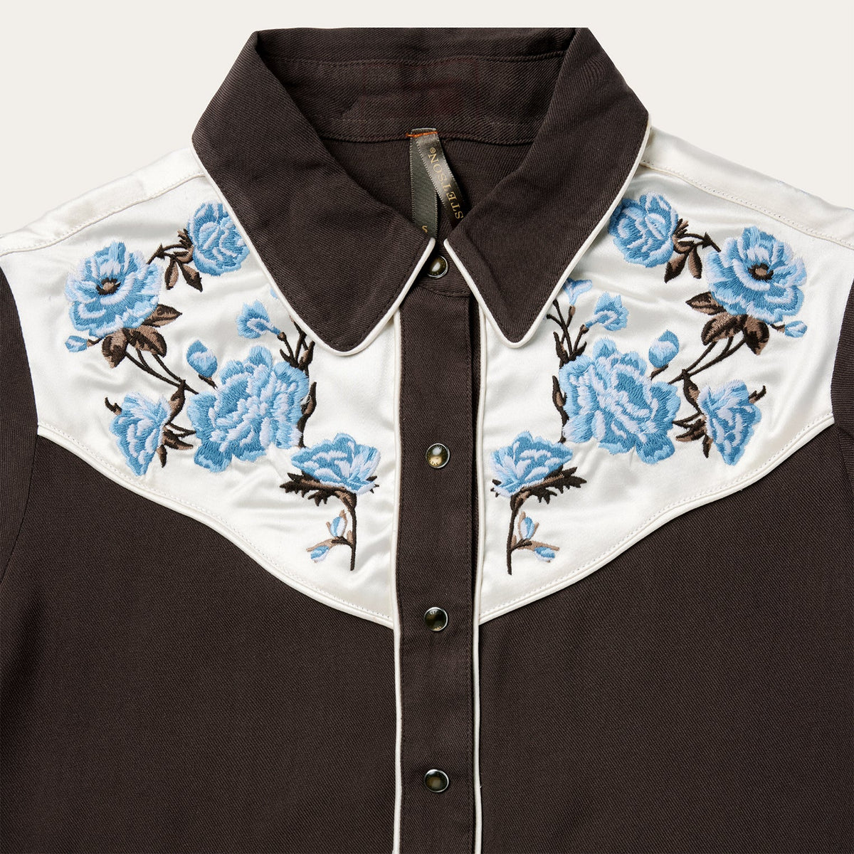 Embroidered Western Shirt Brown - Stetson
