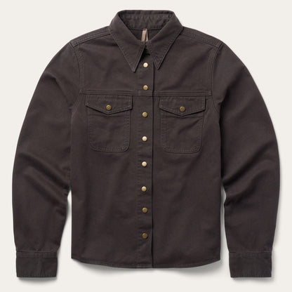 Desert Scene Embroidered Western Shirt Brown - Stetson