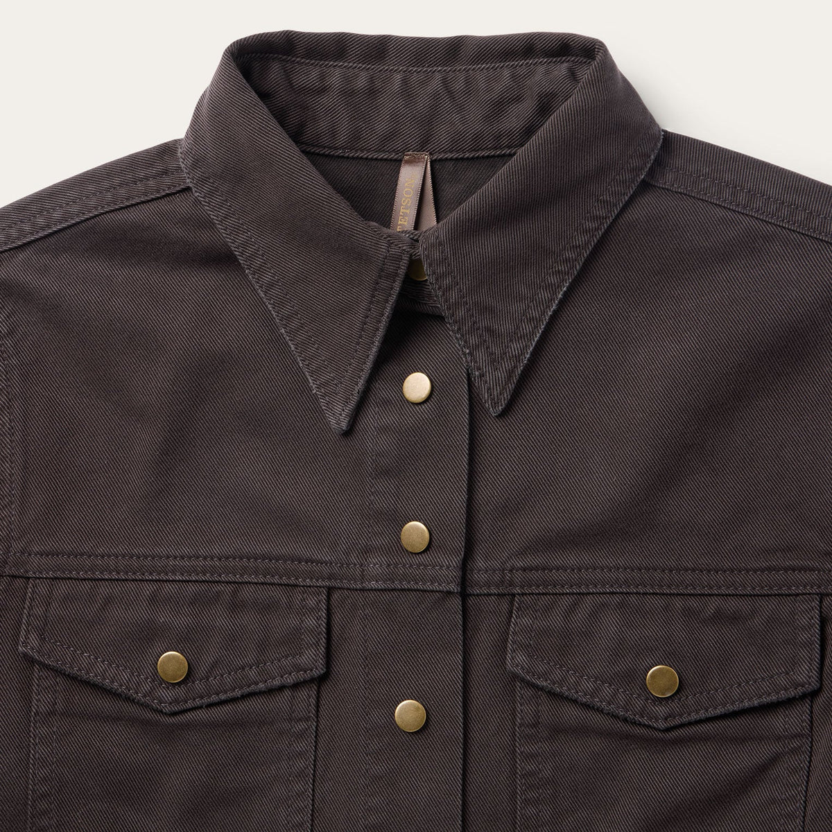 Desert Scene Embroidered Western Shirt Brown - Stetson