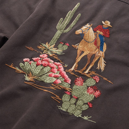 Desert Scene Embroidered Western Shirt Brown - Stetson