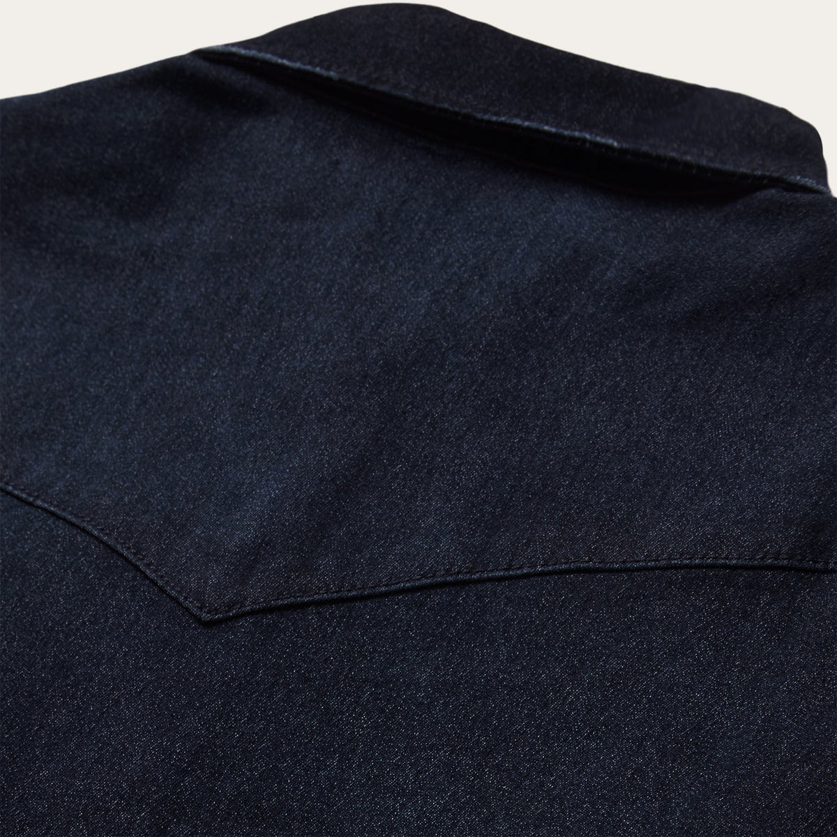 Embroidered Dark Denim Snap Front Shirt Blue - Stetson