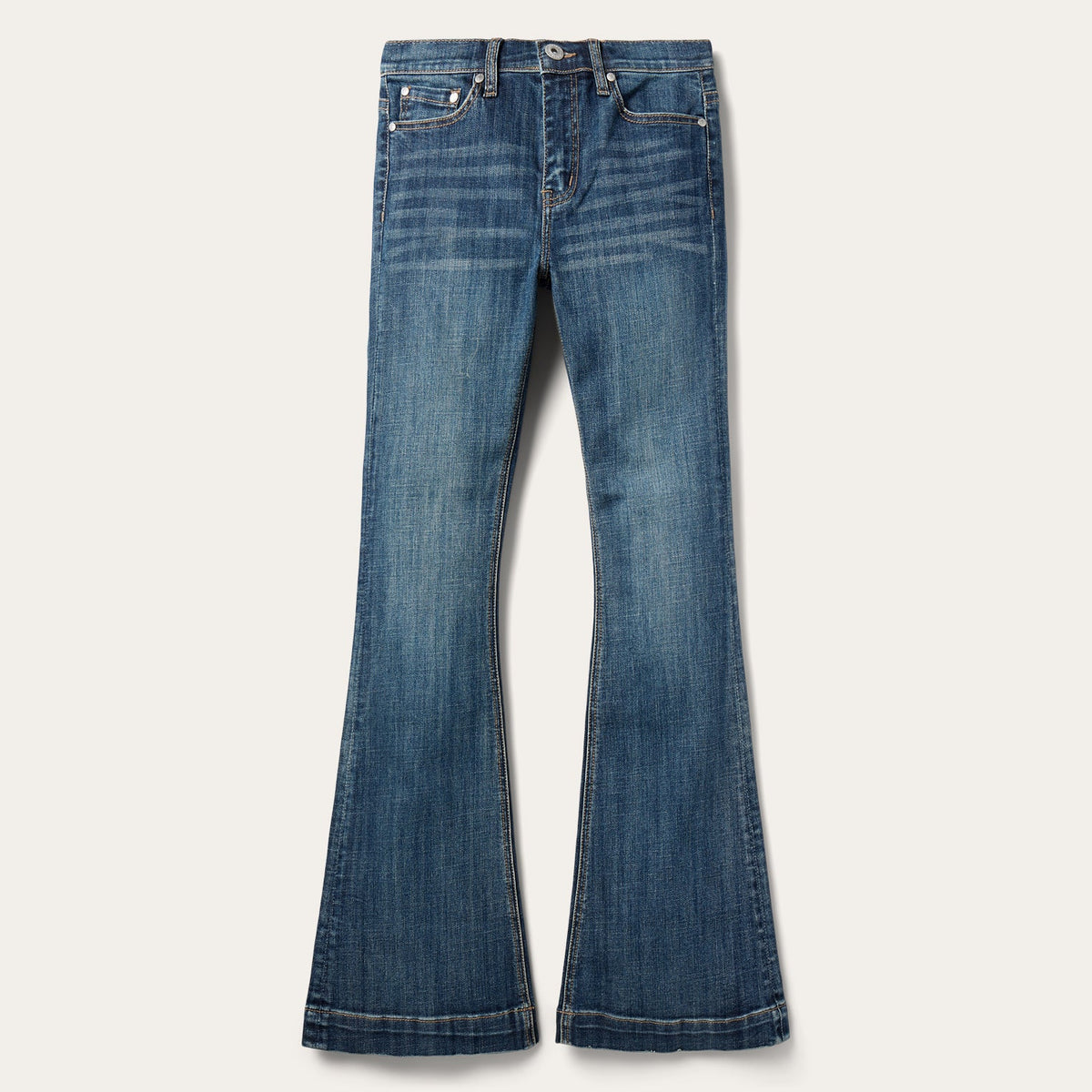 921 High-Rise Flare Jeans Medium Dark Blue - Stetson