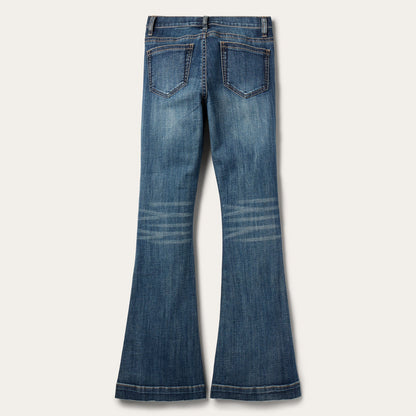 921 High-Rise Flare Jeans Medium Dark Blue - Stetson