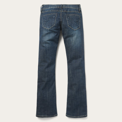 818 Slim Fit Bootcut Jeans Dark Blue - Stetson