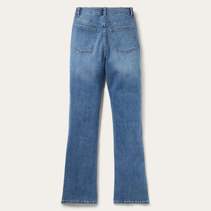 915 High-Rise Straight Fit Jeans Blue Medium Wash - Stetson