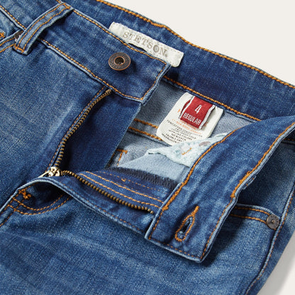 902 High-Waist Slim Fit Jeans Blue - Stetson