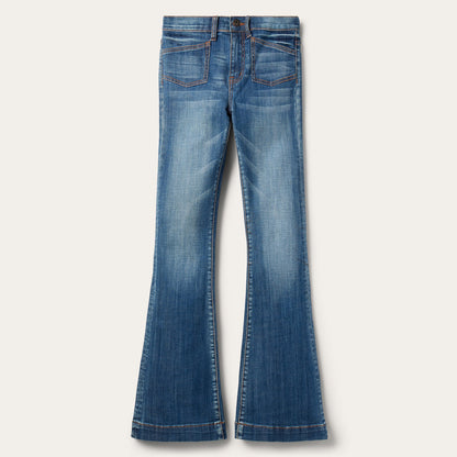 921 High-Rise Flare Jeans Medium Blue - Stetson