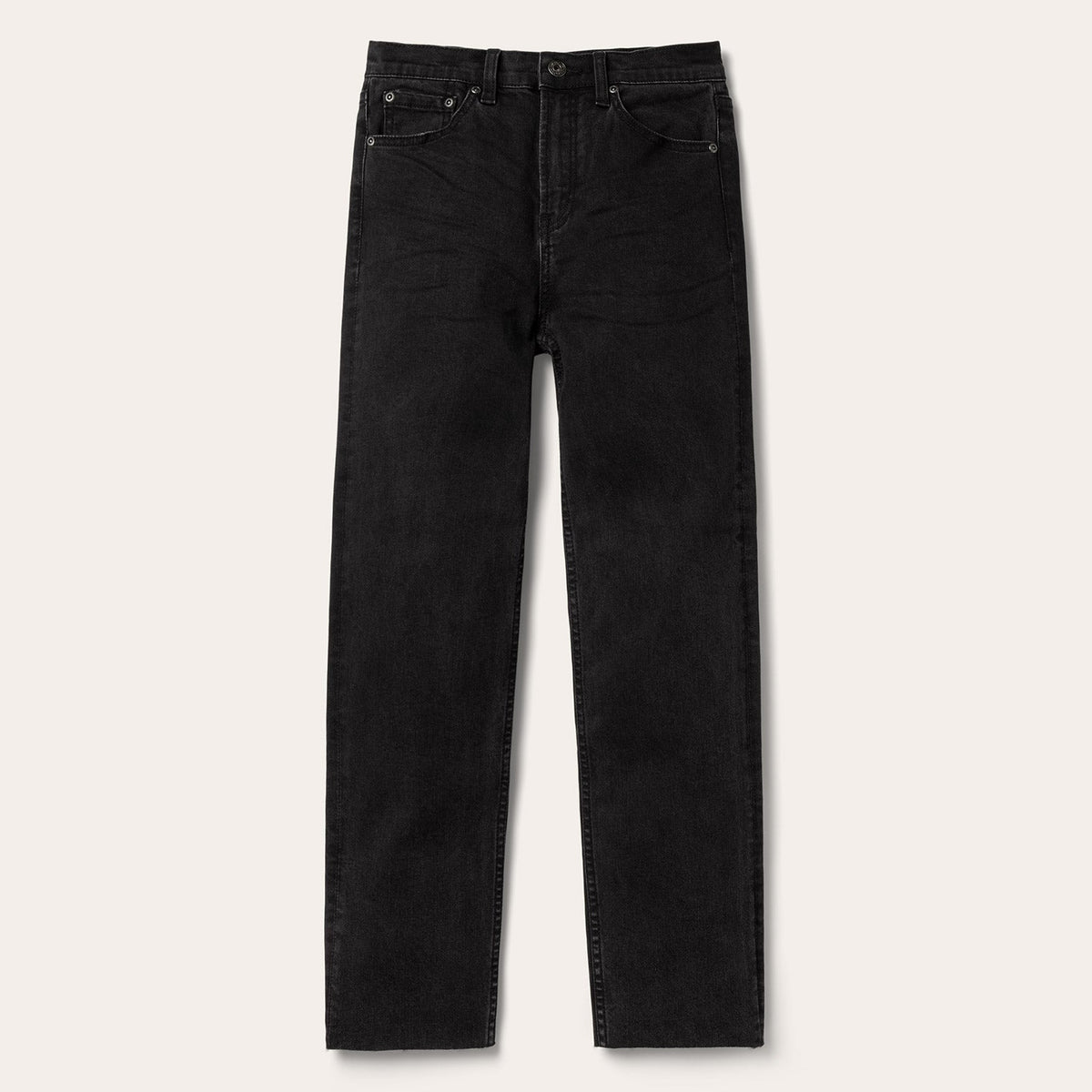 915 High-Rise Straight Fit Jeans Black - Stetson