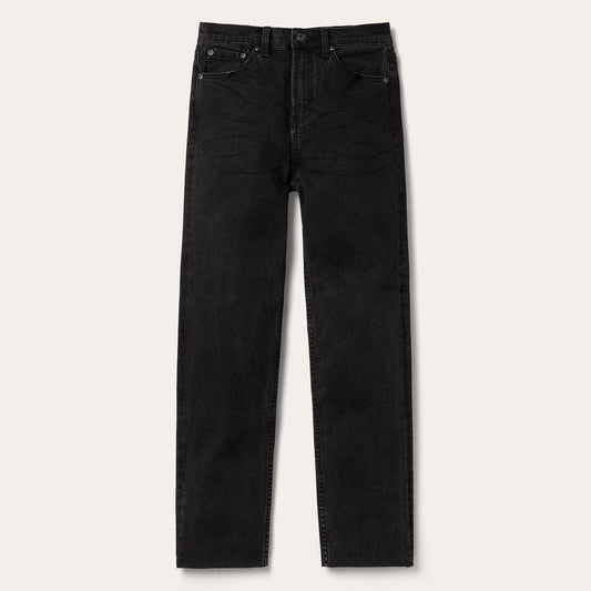 915 High-Rise Straight Fit Jeans Black - Stetson