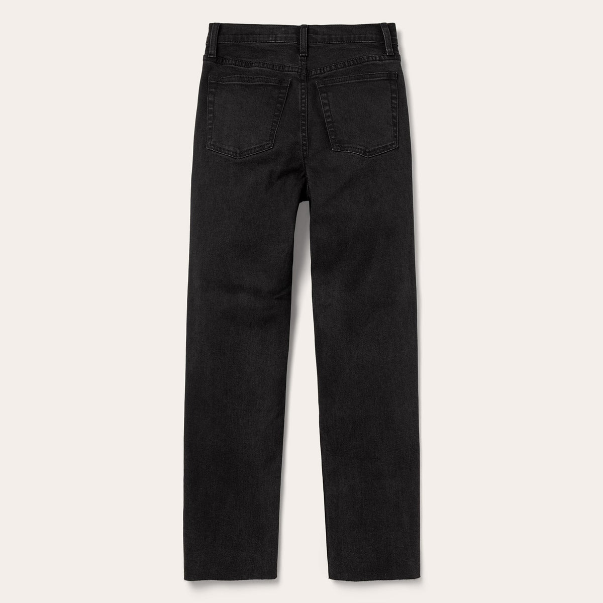 915 High-Rise Straight Fit Jeans Black - Stetson