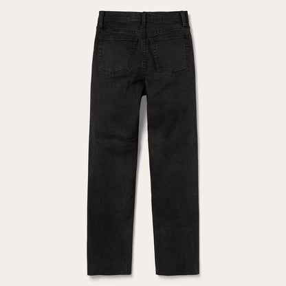 915 High-Rise Straight Fit Jeans Black - Stetson