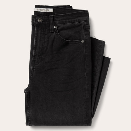 915 High-Rise Straight Fit Jeans Black - Stetson