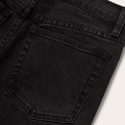 915 High-Rise Straight Fit Jeans Black - Stetson