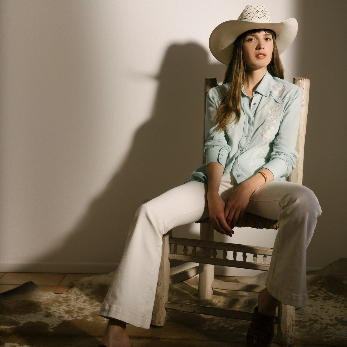 921 High-Rise Flare Jeans White - Stetson