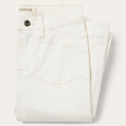 921 High-Rise Flare Jeans White - Stetson