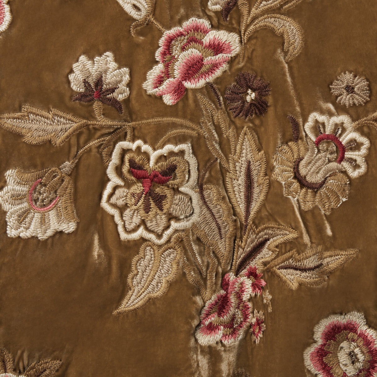 Embroidered Velvet Bomber Jacket Copper - Stetson