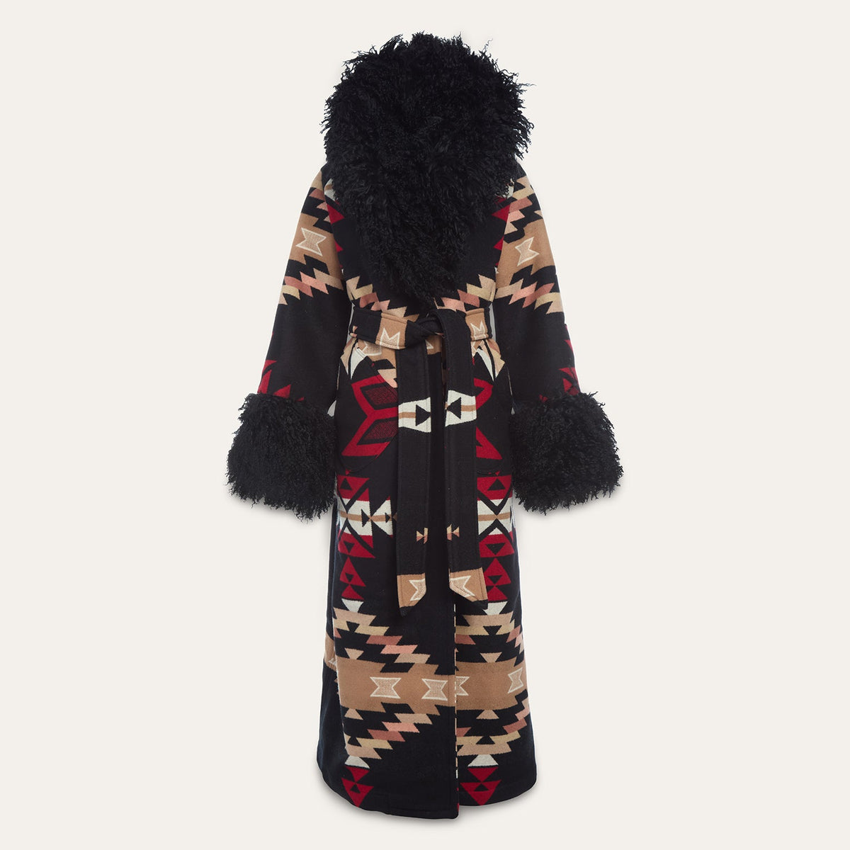 Stetson x Lindsey Thornburg Shearling Duster Black - Stetson