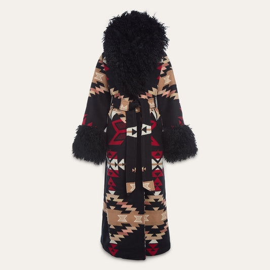 Stetson x Lindsey Thornburg Shearling Duster Black - Stetson