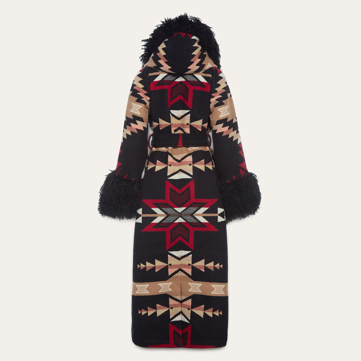 Stetson x Lindsey Thornburg Shearling Duster Black - Stetson
