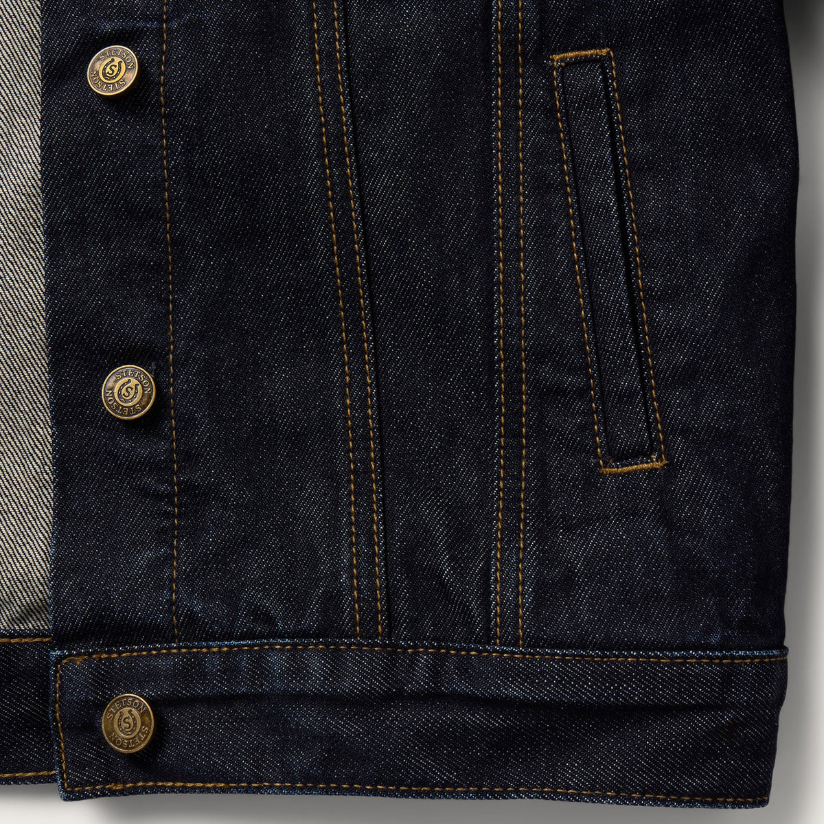 Raw Denim Jean Jacket Rinse - Stetson